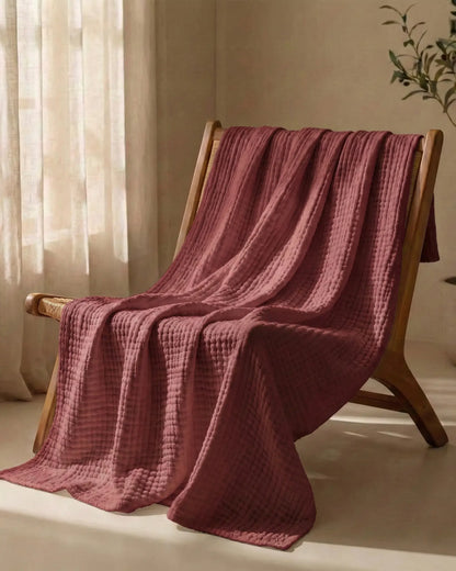 Couverture extra douce - 100% mousseline de coton