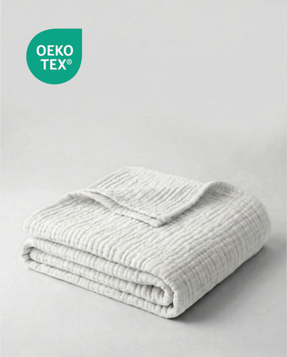 Couverture extra douce - 100% mousseline de coton