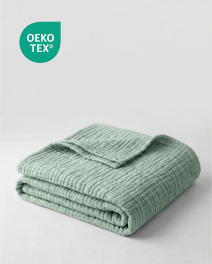 Couverture extra douce - 100% mousseline de coton