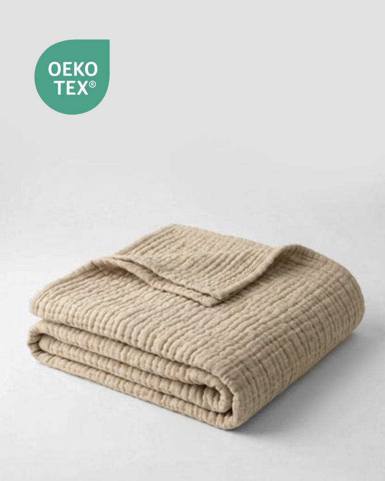 Couverture extra douce - 100% mousseline de coton