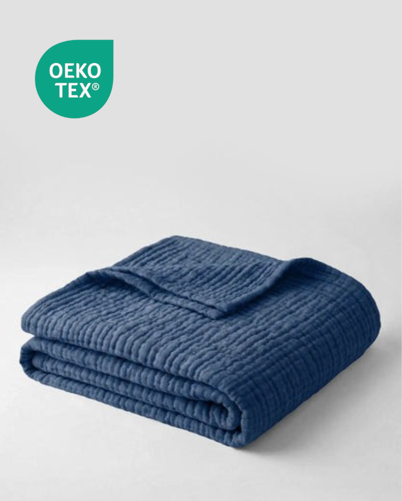 Couverture extra douce - 100% mousseline de coton