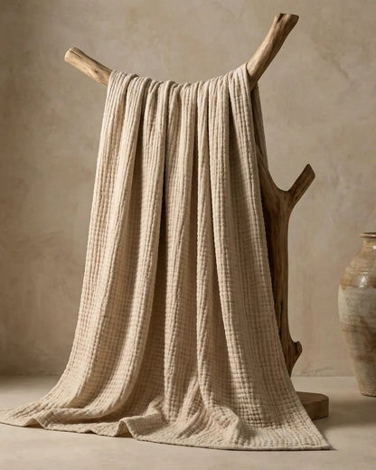 Couverture extra douce - 100% mousseline de coton