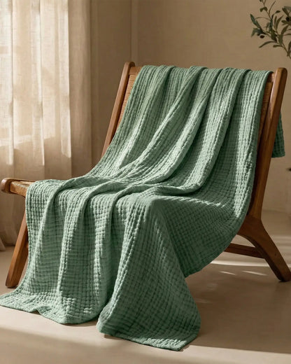 Couverture extra douce - 100% mousseline de coton