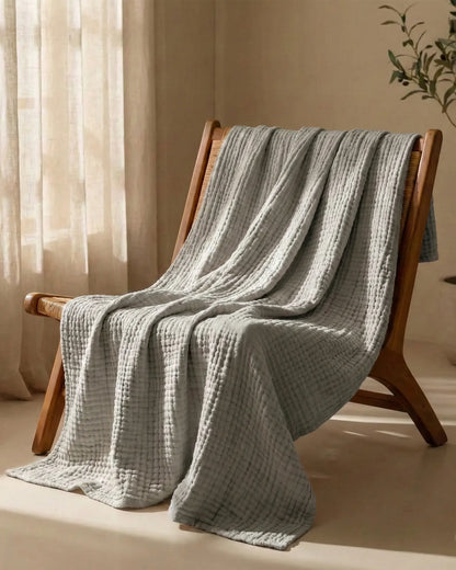 Couverture extra douce - 100% mousseline de coton