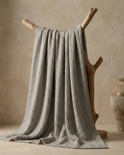 Couverture extra douce - 100% mousseline de coton