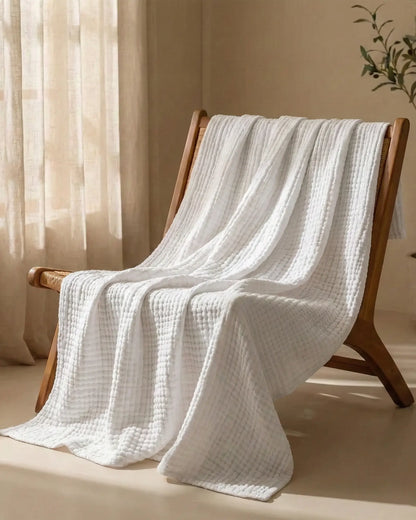 Couverture extra douce - 100% mousseline de coton