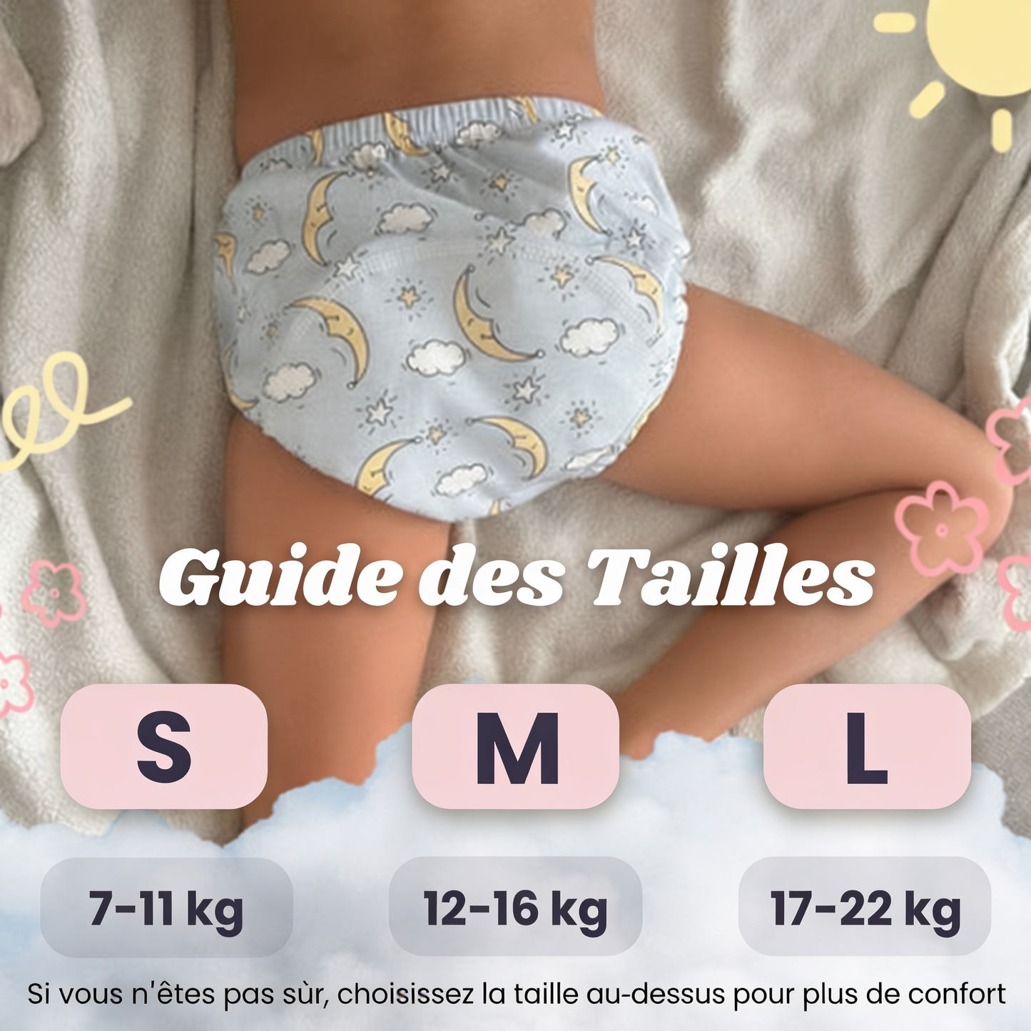 Sous-vêtements d'apprentissage de la propreté