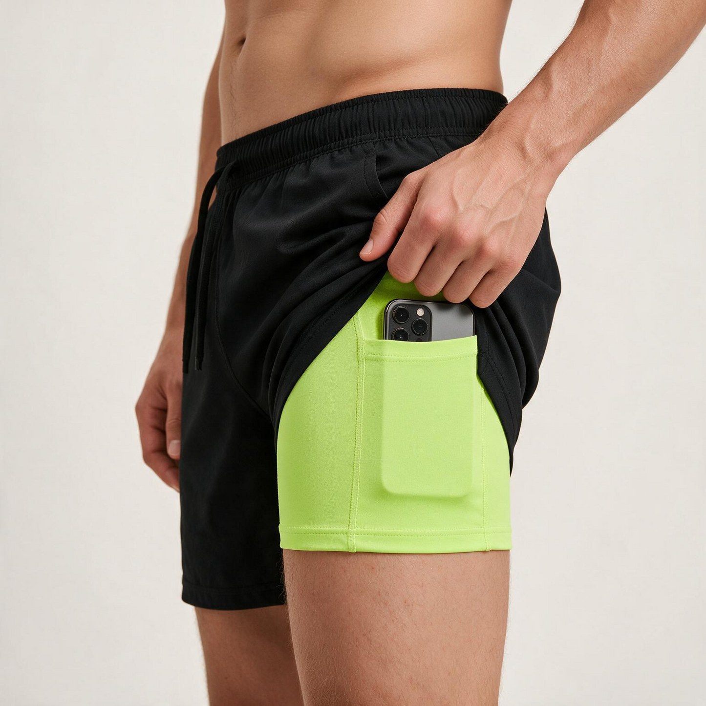 Short de running Kaneo 3-en-1
