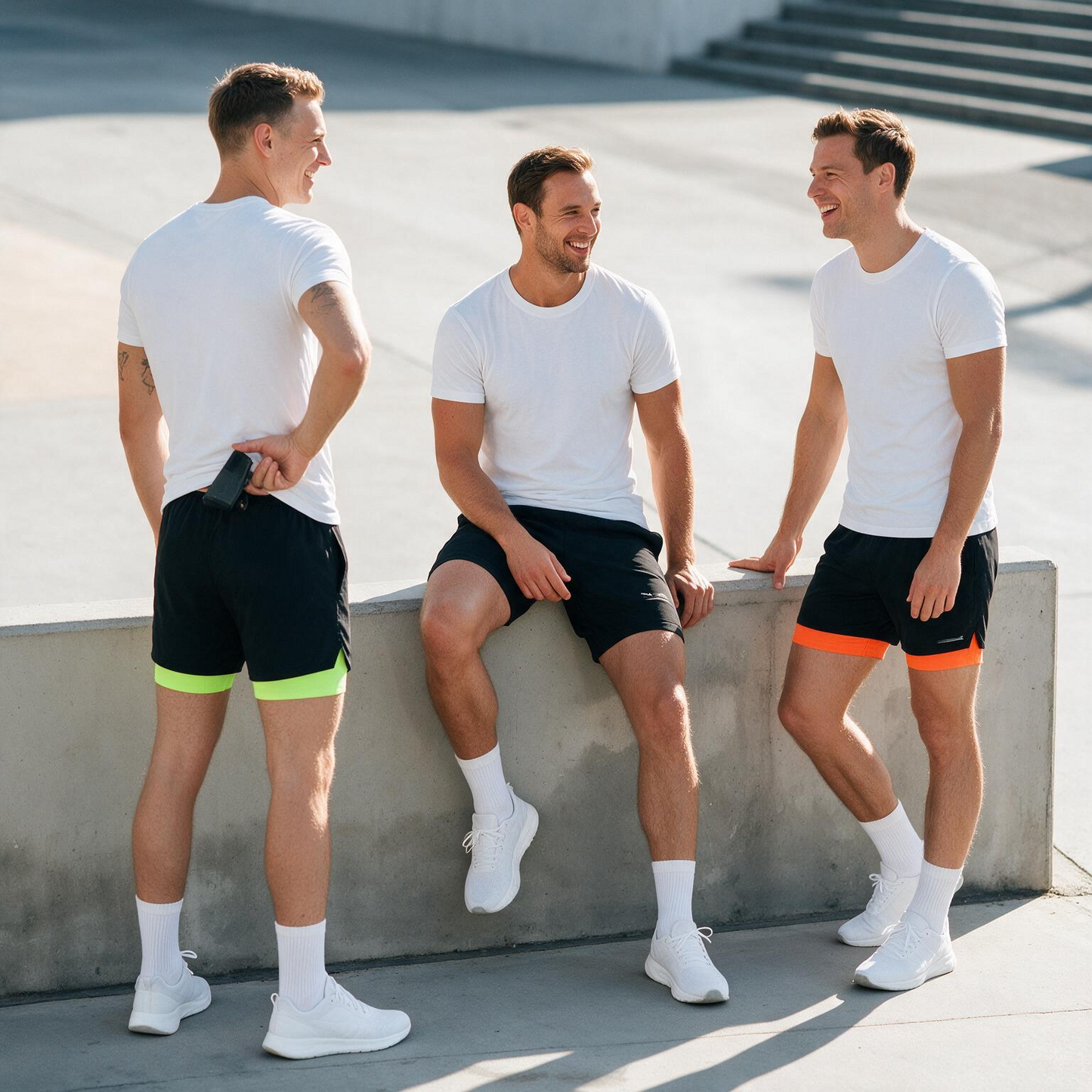 Short de running Kaneo 3-en-1