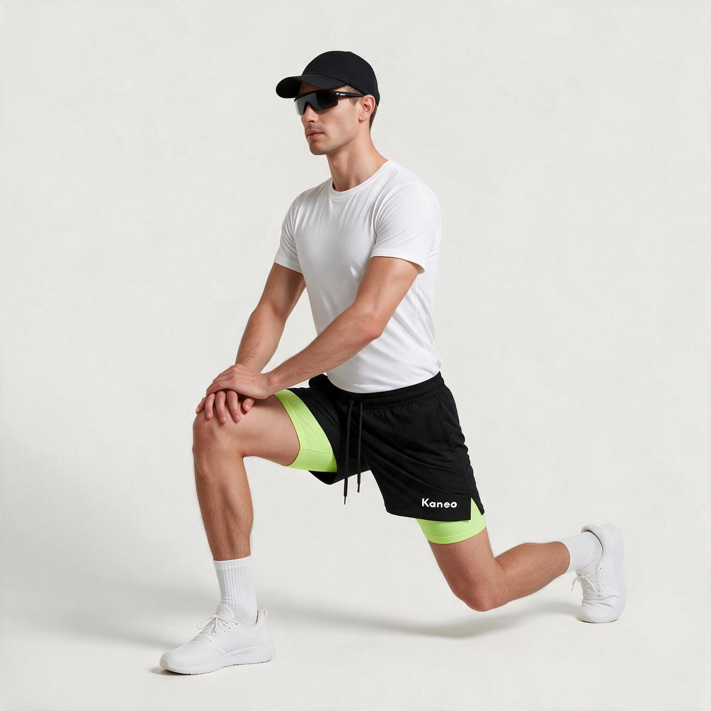 Short de running Kaneo 3-en-1