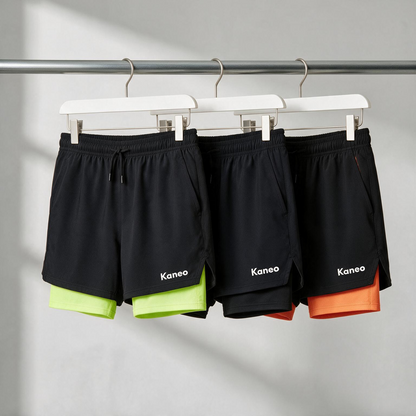 Short de running Kaneo 3-en-1