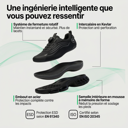 Chaussures de travail Kaneo PRO - conçu pour la sécurité et le confort